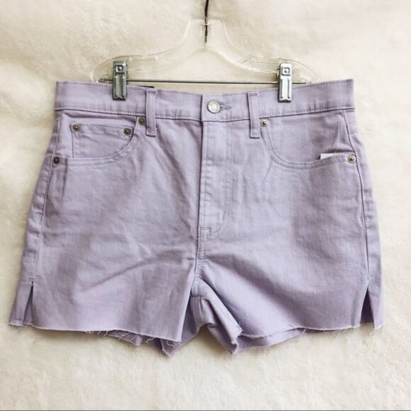 GAP Pants - GAP Light Lavender High Rise 3" Denim Shorts